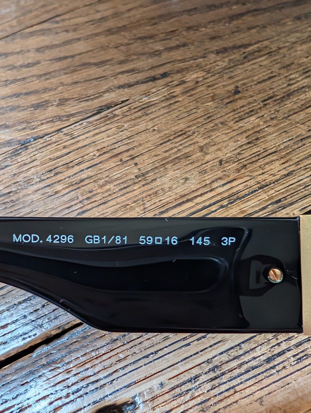Versace Black And Gold Sunglasses - Picture 11 of 12